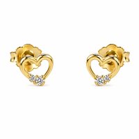 Orecchini Donna in Oro giallo Zircone Vidali Gioielli OROR-21-34